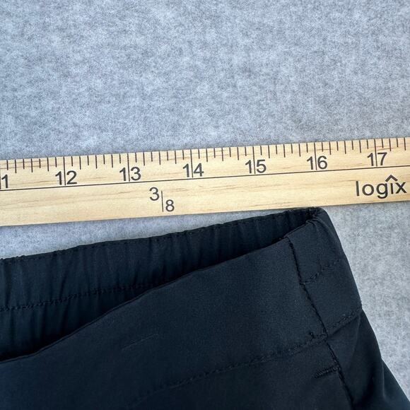 Banana Republic Motion Tech Hybrid Performance Pants Mens 34 Black Elastic Waist - Picture 10 of 13